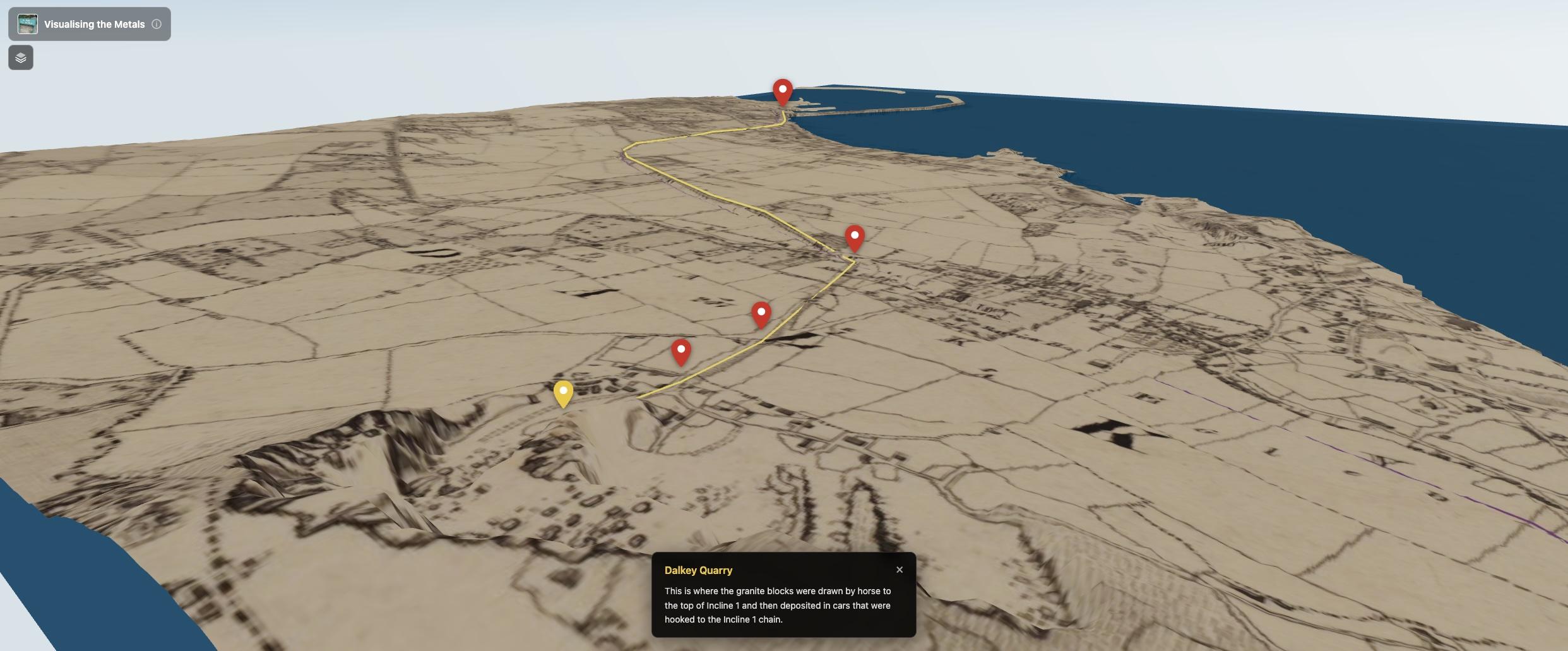 information about the Dalkey Quarry point of interest